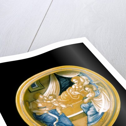 Childbirth bowl by Francesco Xanto Avelli
