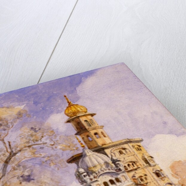 The Akalis Tower at Amritsar by William Carpenter