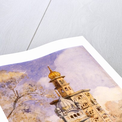 The Akalis Tower at Amritsar by William Carpenter