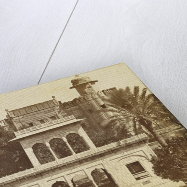 Marble Pavillion and Entrance to Old Fort by J. Craddock