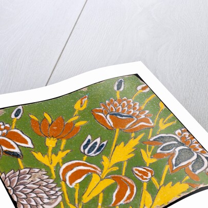 Glazed tile. India, 17th century by Unknown