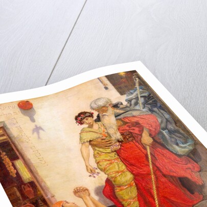 Elijah Restoring the Widow's Son by Ford Madox Brown