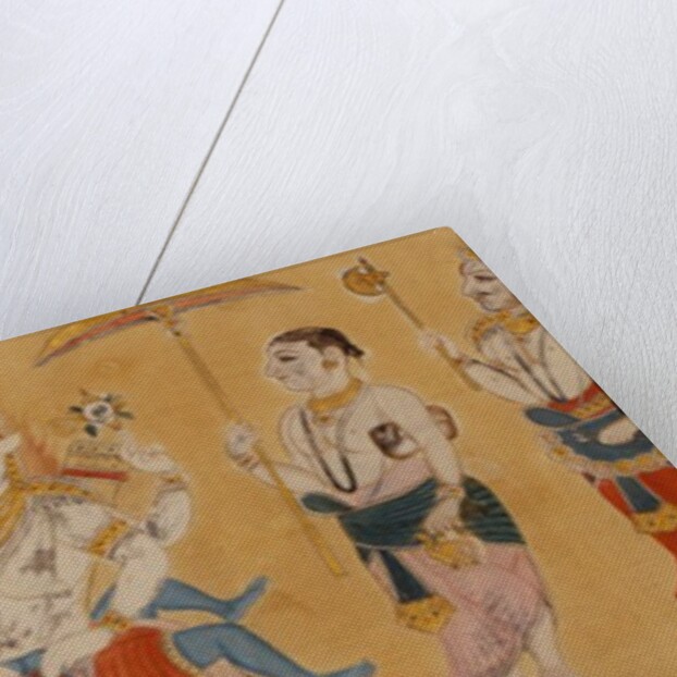 The Dasavatara of the Hindu God, detail by Unknown