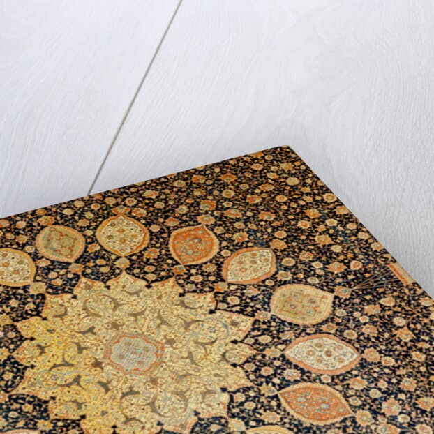 The Ardabil Carpet, detail. Iran, mid-16th century by Anonymous