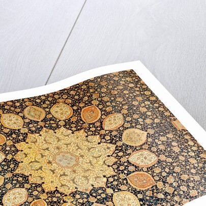 The Ardabil Carpet, detail. Iran, mid-16th century by Anonymous