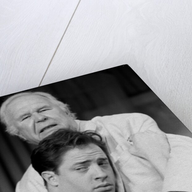 Brendan Fraser and Ned Beatty in Tennessee Williams's Cat on a Hot Tin Roof at the Lyric Theatre by Graham Brandon