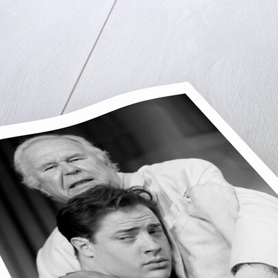 Brendan Fraser and Ned Beatty in Tennessee Williams's Cat on a Hot Tin Roof at the Lyric Theatre by Graham Brandon