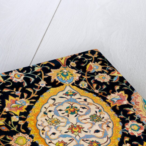 The Ardabil Carpet, detail. Iran, mid-16th century by Anonymous