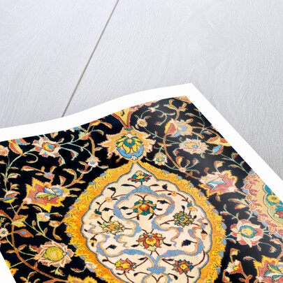 The Ardabil Carpet, detail. Iran, mid-16th century by Anonymous