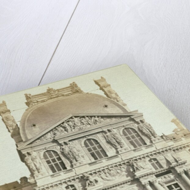 Pavillon Richelieu in the Louvre by Edouard-Denis Baldus