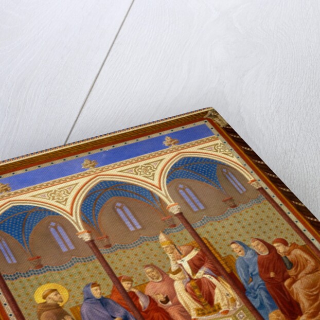 St Francis Before Pope Honorius by Edward Kaiser
