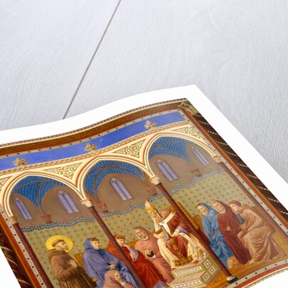 St Francis Before Pope Honorius by Edward Kaiser
