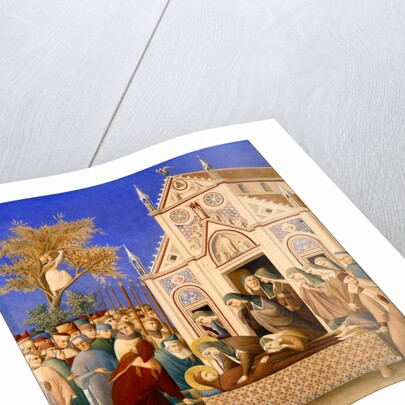The Body of St Francis met by Santa Chiara by Edward Kaiser