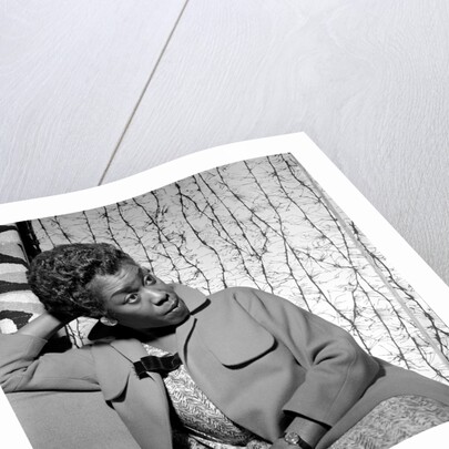 Sarah Vaughan, American jazz singer by Harry Hammond