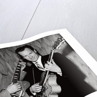 Duane Eddy and Bert Weedon by Harry Hammond