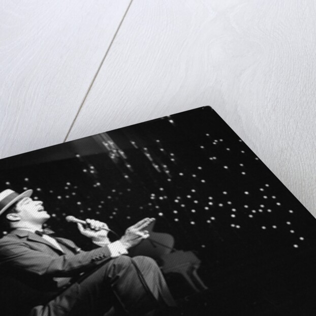 Frankie Vaughan performing at The London Palladium by Harry Hammond