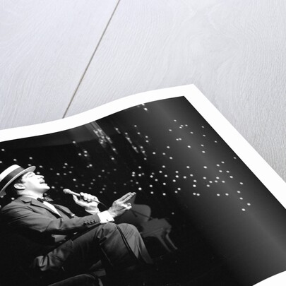 Frankie Vaughan performing at The London Palladium by Harry Hammond