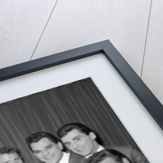 Freddie Garitty, Del Shannon and Frankie Vallie with other musicians by Harry Hammond