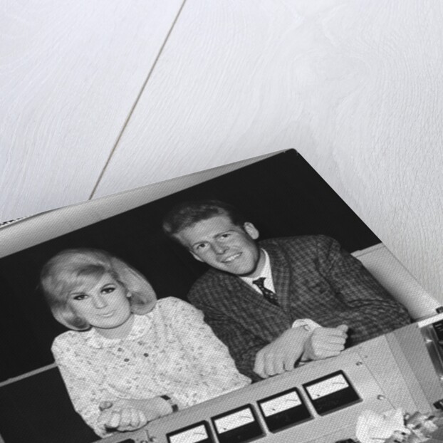 Dusty Springfield at Philip Records Recording Studio by Harry Hammond