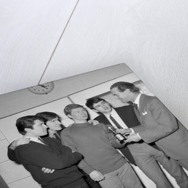 The Searchers receiving Cash Box award for Love Potion by Harry Hammond