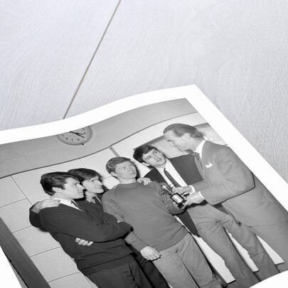 The Searchers receiving Cash Box award for Love Potion by Harry Hammond