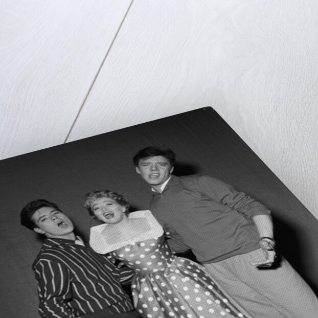 Cliff Richard singing with Marion Ryan and Marty Wilde by Harry Hammond