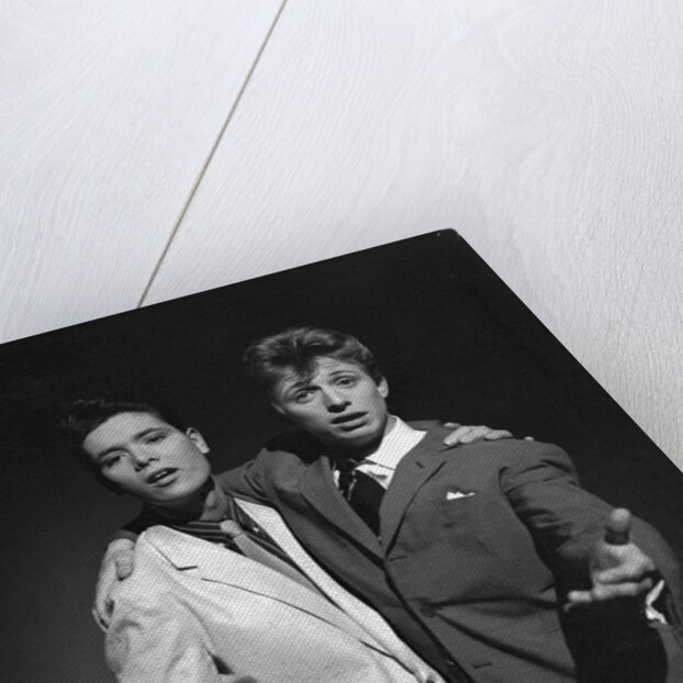 Cliff Richard with Tommy Steele by Harry Hammond