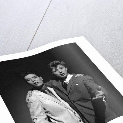 Cliff Richard with Tommy Steele by Harry Hammond
