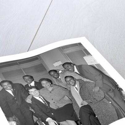 Cliff Richard with The Platters by Harry Hammond