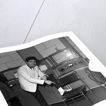 Cliff Richard at EMI studios in Abbey Road by Harry Hammond