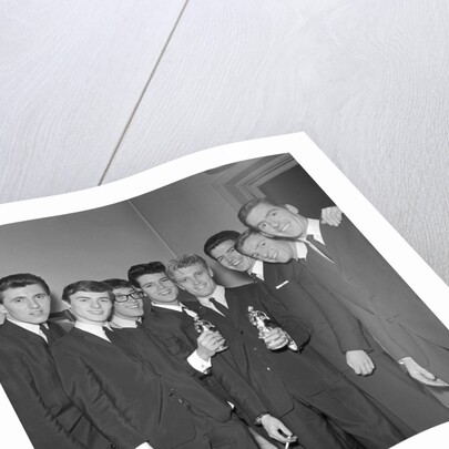 Cliff Richard holding awards by Harry Hammond
