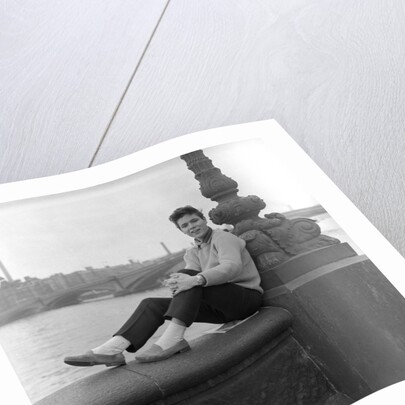 Cliff Richard by the Thames at Chelsea by Harry Hammond