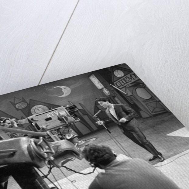 Cliff Richard in a TV studio by Harry Hammond