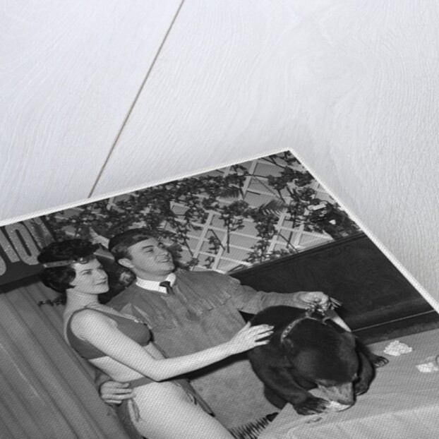 Johnny Preston with an unknown woman by Harry Hammond
