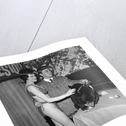 Johnny Preston with an unknown woman by Harry Hammond