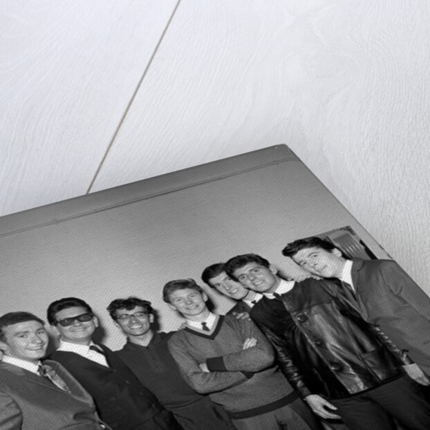 Brian Poole with Roy Orbison, Freddy Garritty and The Searchers by Harry Hammond
