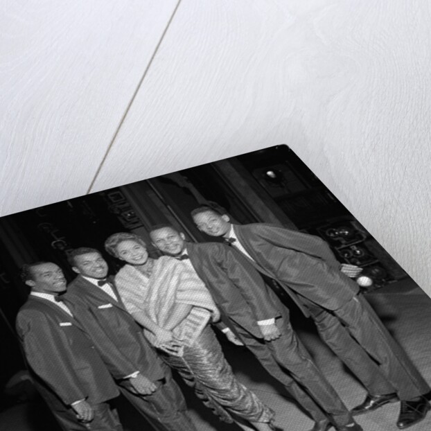 The Platters posing at the Palladium by Harry Hammond