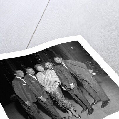 The Platters posing at the Palladium by Harry Hammond