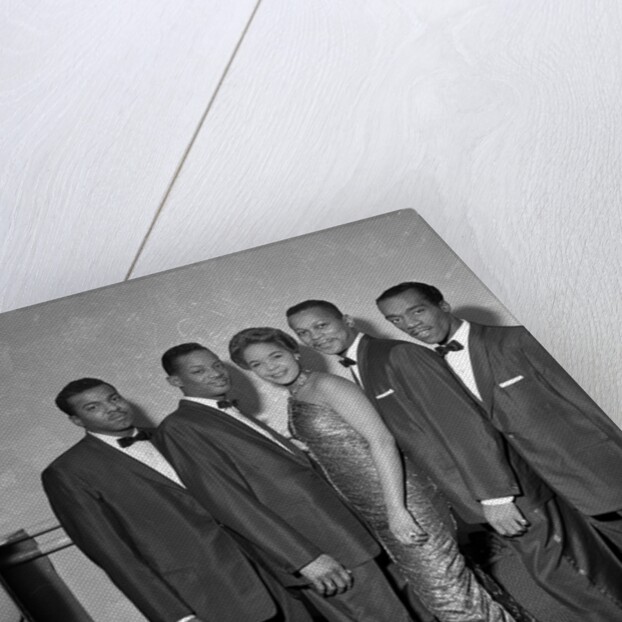 The Platters posing at the Palladium by Harry Hammond