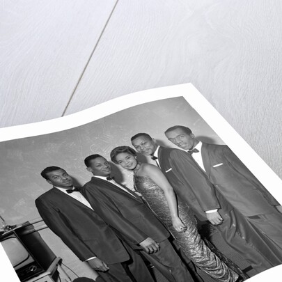 The Platters posing at the Palladium by Harry Hammond