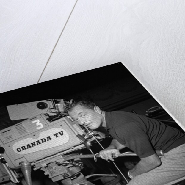 Tony Martin on set at Granada Television by Harry Hammond