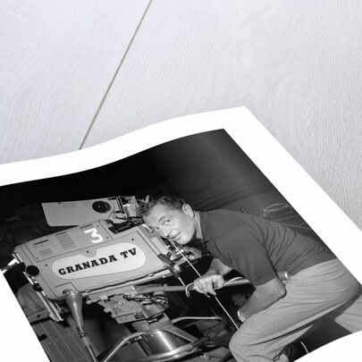 Tony Martin on set at Granada Television by Harry Hammond