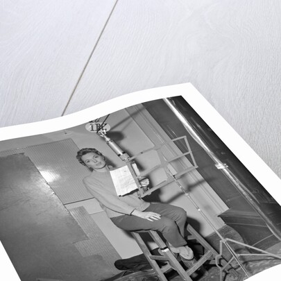Julie London recording at IBC Studios by Harry Hammond