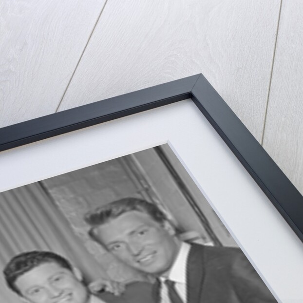 Johnny Kidd in group of four, Frank Ifield on the right by Harry Hammond