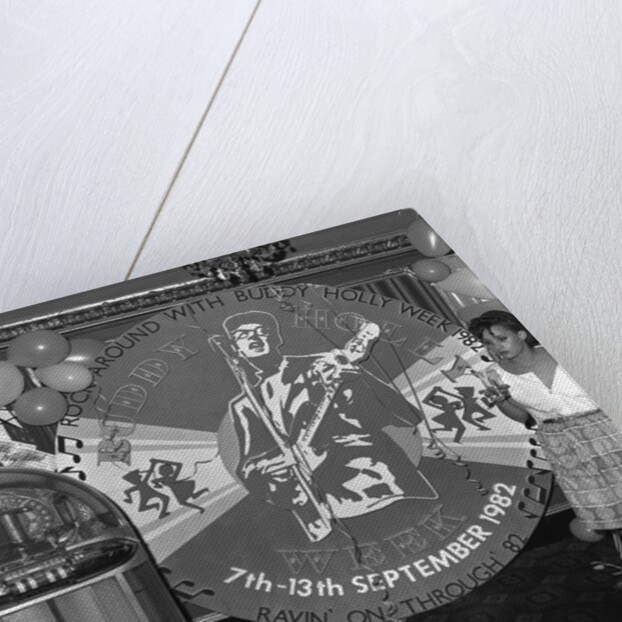 Buddy Holly Week poster. England, 1982 by Harry Hammond