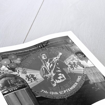 Buddy Holly Week poster. England, 1982 by Harry Hammond