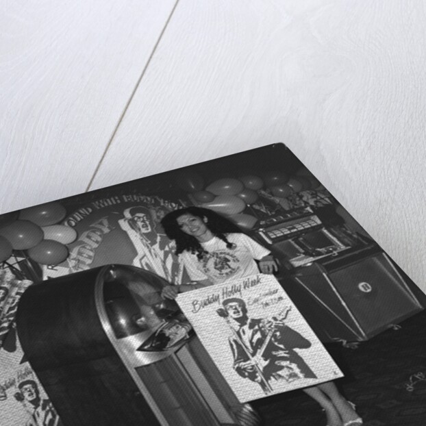 Buddy Holly Week poster. England, 1982 by Harry Hammond