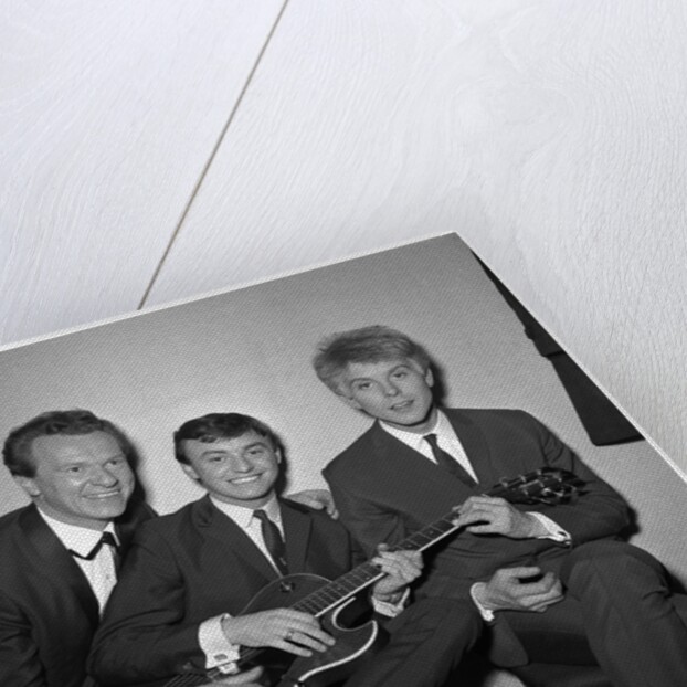 Gerry and The Pacemakers with Bert Weedon and Joe Brown at Wembley by Harry Hammond