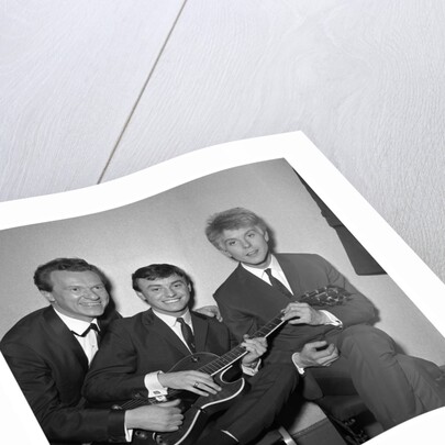 Gerry and The Pacemakers with Bert Weedon and Joe Brown at Wembley by Harry Hammond