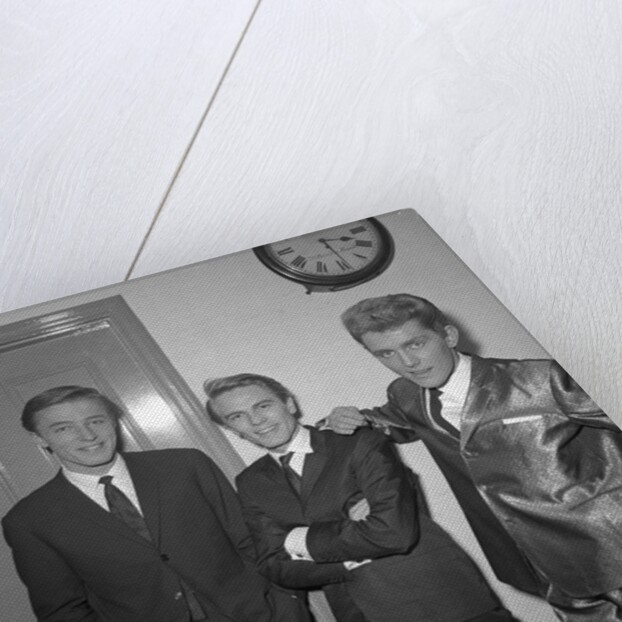 Mike Sarne, Adam Faith and Shane Fenton, aka Alvin Stardust by Harry Hammond